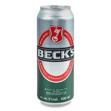 Пиво Бекс лименка 0.5л