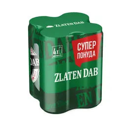 ЗЛАТЕН ДАБ 0.5Л X4 ЛИМ